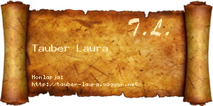 Tauber Laura névjegykártya